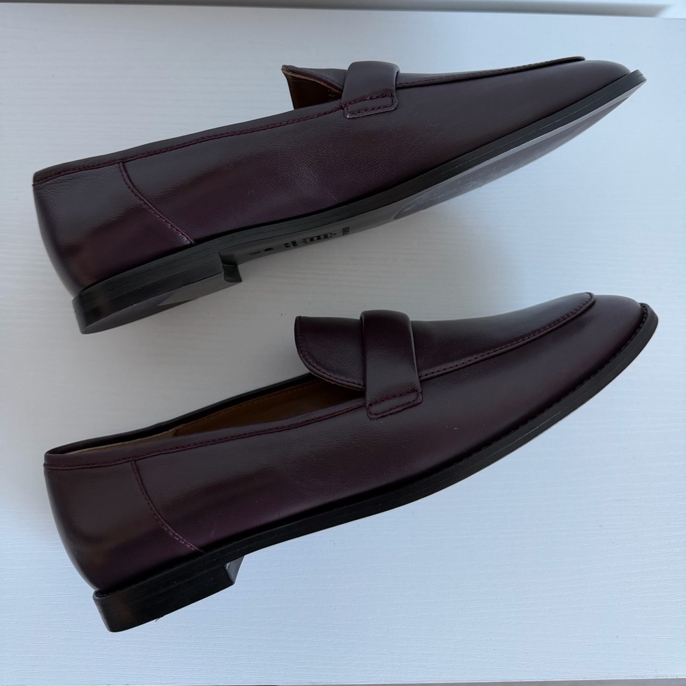 Margaux 40 Andie Burgundy Loafers - Picture 11 of 12